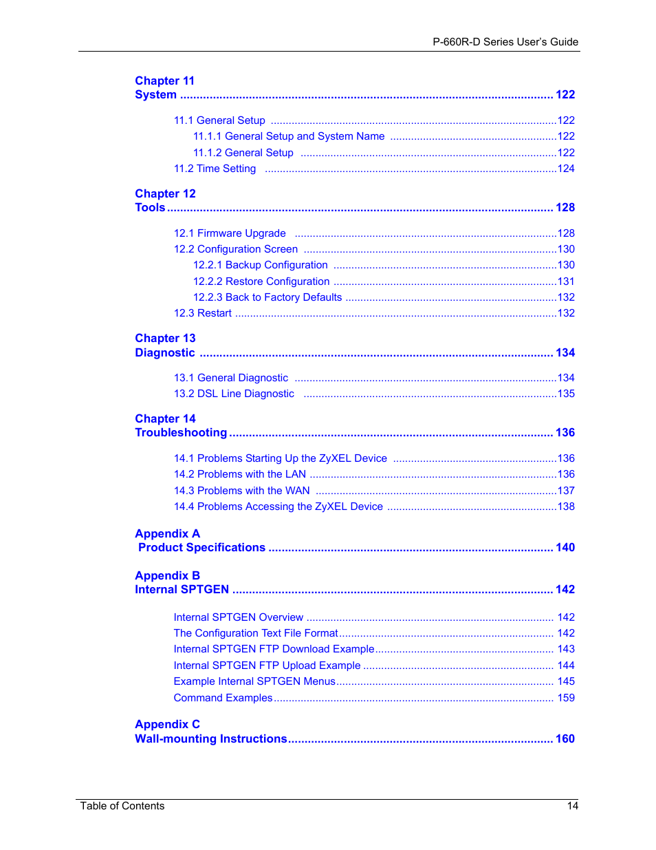 ZyXEL Communications P-660R-D Series User Manual | Page 15 / 204