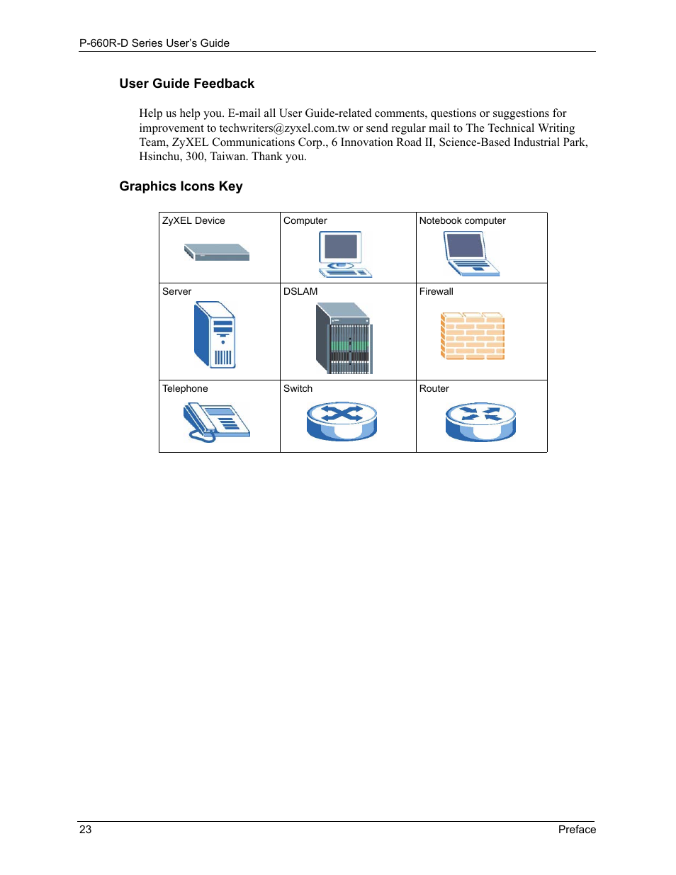 ZyXEL Communications P-660R-D Series User Manual | Page 24 / 204