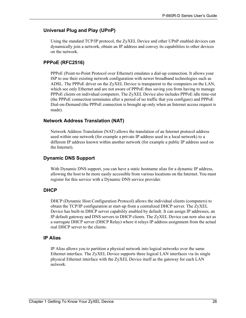 ZyXEL Communications P-660R-D Series User Manual | Page 27 / 204