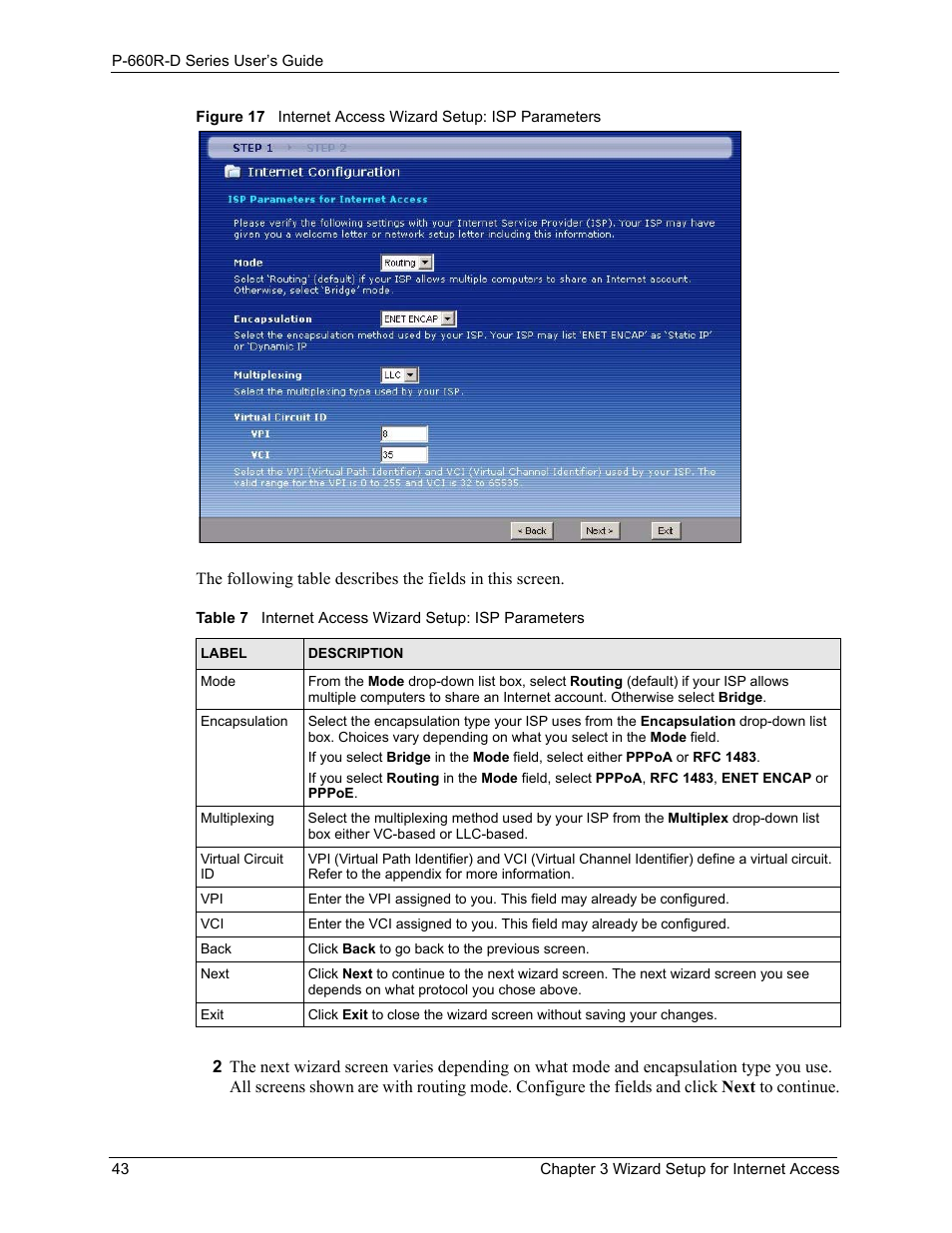 ZyXEL Communications P-660R-D Series User Manual | Page 44 / 204