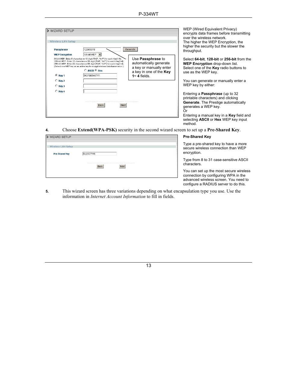 ZyXEL Communications P-334WT User Manual | Page 13 / 19