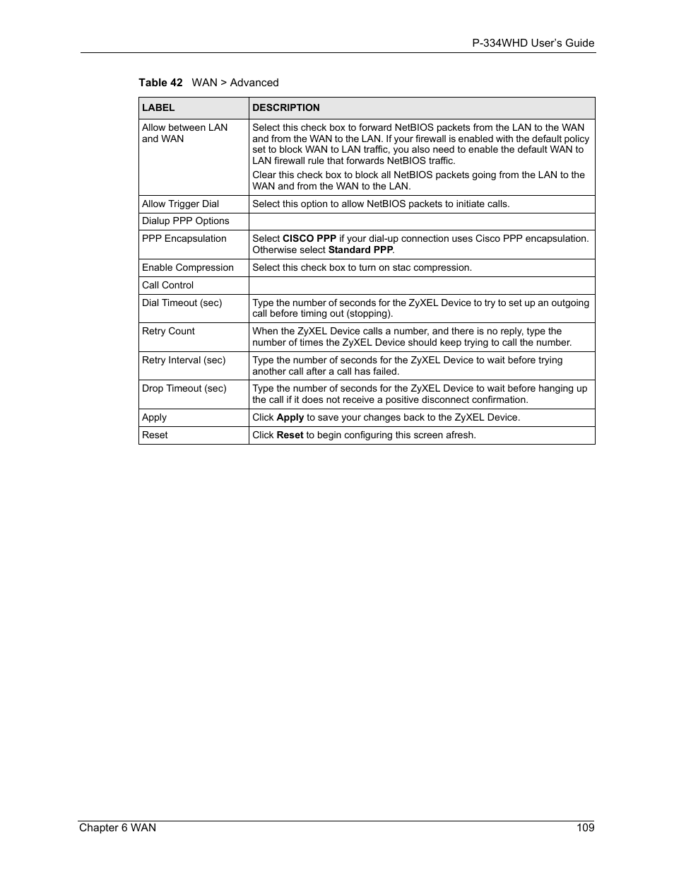 ZyXEL Communications P-334WHD User Manual | Page 109 / 300