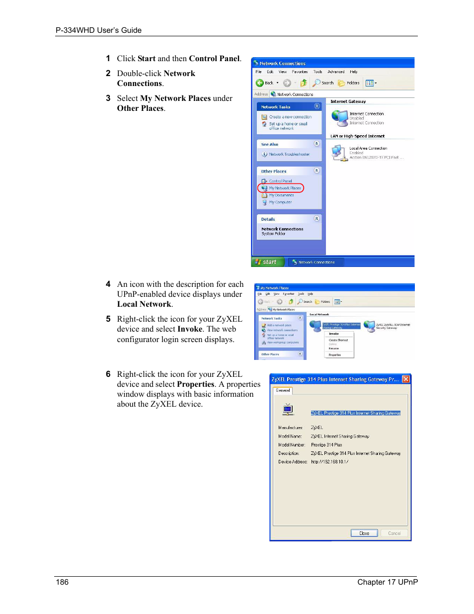 ZyXEL Communications P-334WHD User Manual | Page 186 / 300