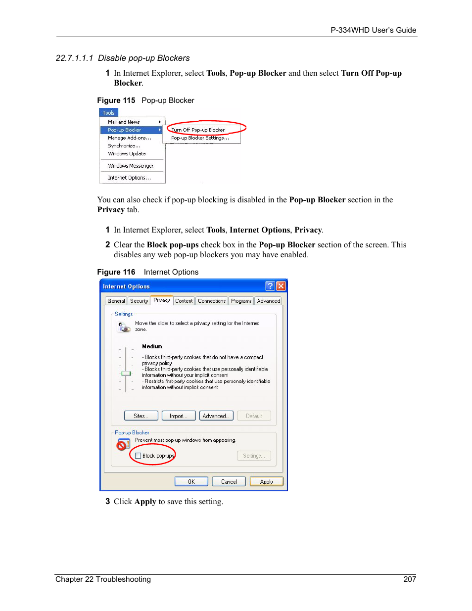 ZyXEL Communications P-334WHD User Manual | Page 207 / 300