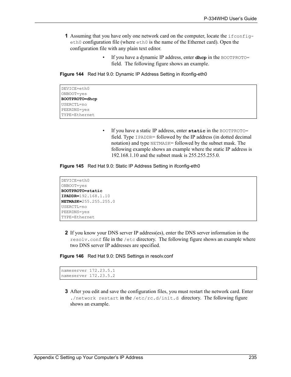 ZyXEL Communications P-334WHD User Manual | Page 235 / 300