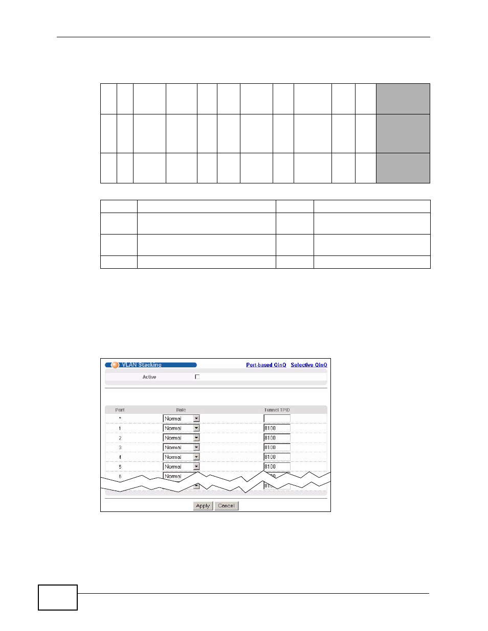 4 configuring vlan stacking | ZyXEL Communications XGS-4728F User Manual | Page 194 / 426