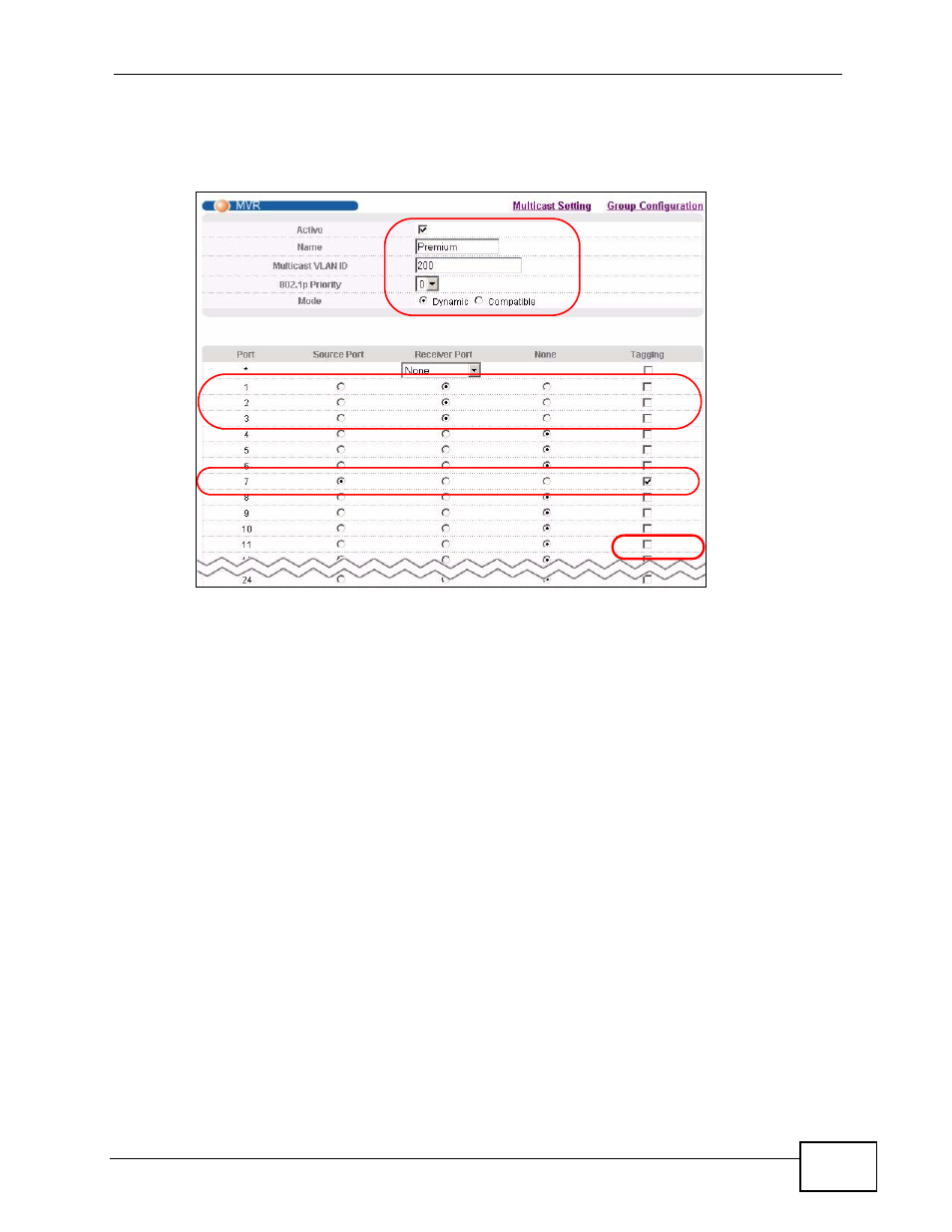 ZyXEL Communications XGS-4728F User Manual | Page 213 / 426