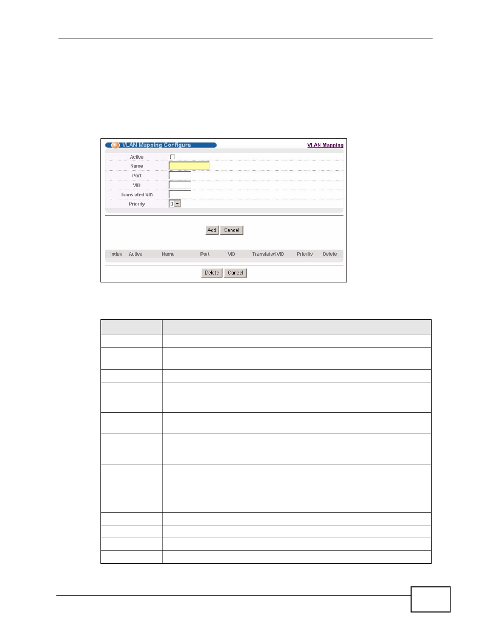 3 configuring vlan mapping | ZyXEL Communications XGS-4728F User Manual | Page 261 / 426