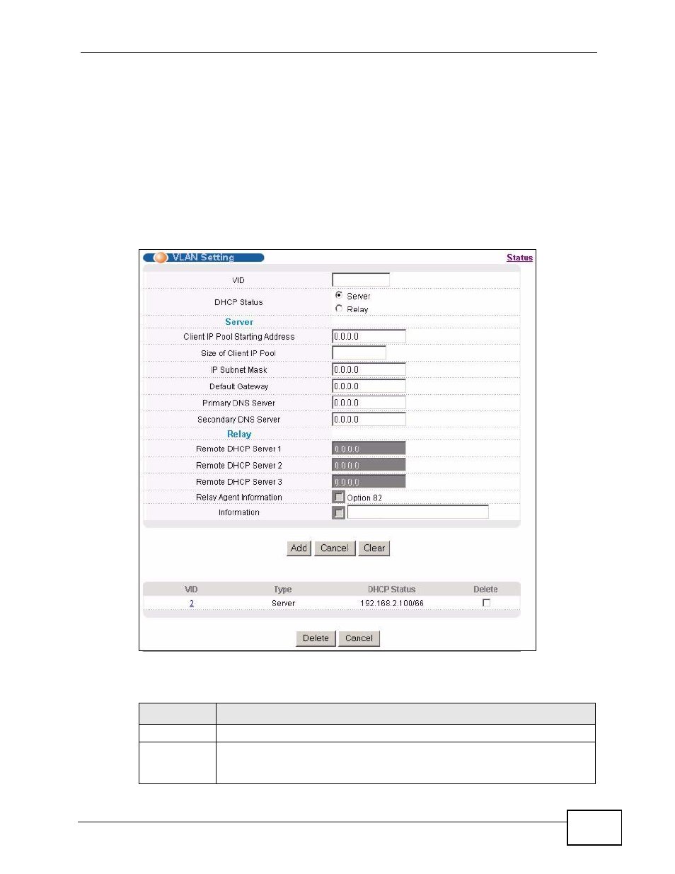 5 configuring dhcp vlan settings | ZyXEL Communications XGS-4728F User Manual | Page 309 / 426