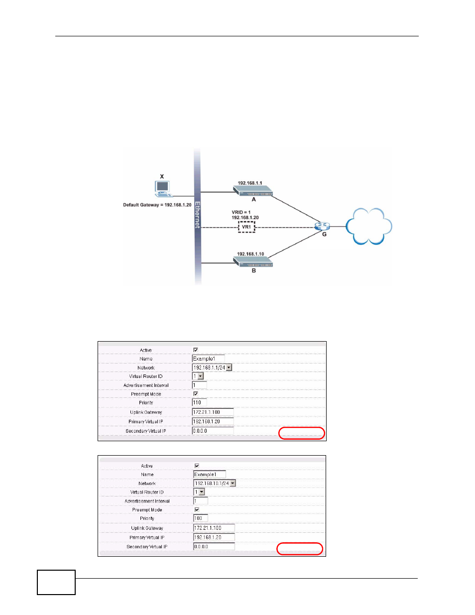 1 one subnet network example | ZyXEL Communications XGS-4728F User Manual | Page 320 / 426