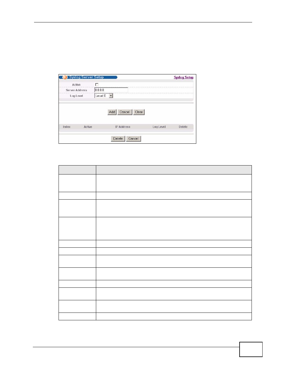 3 syslog server setup | ZyXEL Communications XGS-4728F User Manual | Page 357 / 426