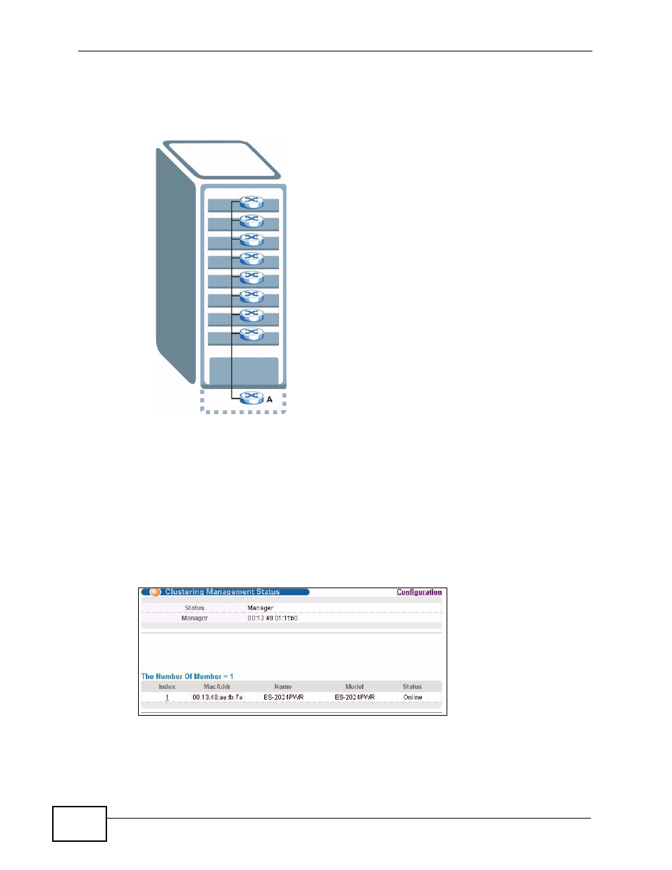 2 cluster management status | ZyXEL Communications XGS-4728F User Manual | Page 360 / 426