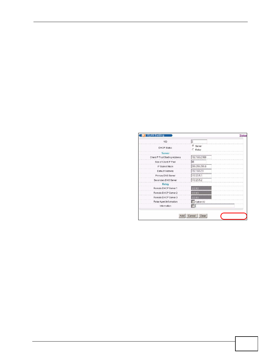 2 configuring dhcp server settings, 3 creating a vlan | ZyXEL Communications XGS-4728F User Manual | Page 59 / 426