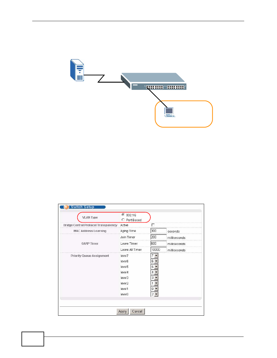 2 creating a vlan | ZyXEL Communications XGS-4728F User Manual | Page 68 / 426