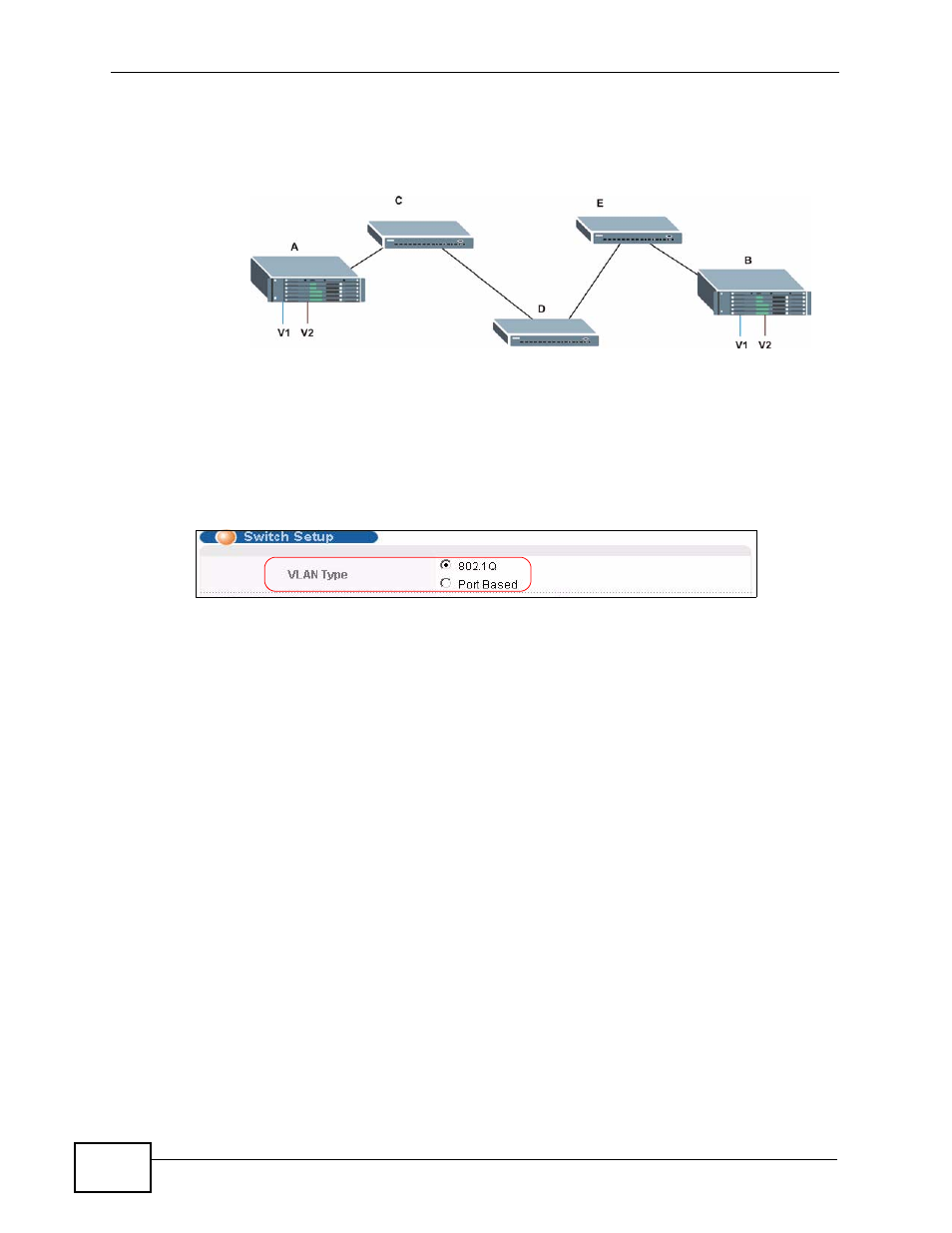 4 select the vlan type, 5 static vlan | ZyXEL Communications XGS-4728F User Manual | Page 98 / 426