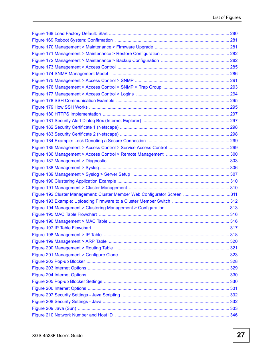 ZyXEL Communications XGS-4528F User Manual | Page 27 / 372