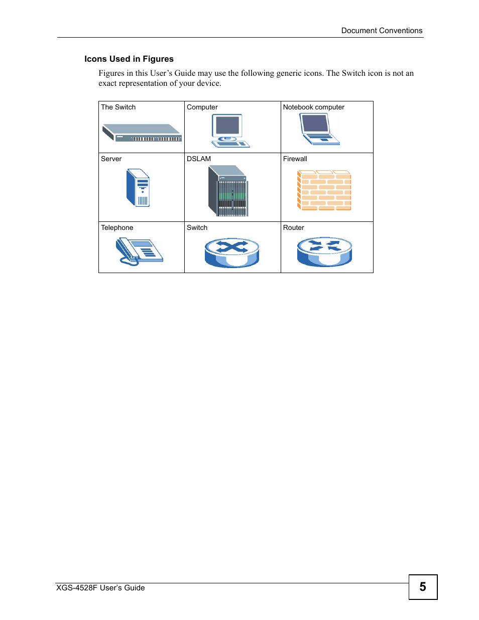 ZyXEL Communications XGS-4528F User Manual | Page 5 / 372
