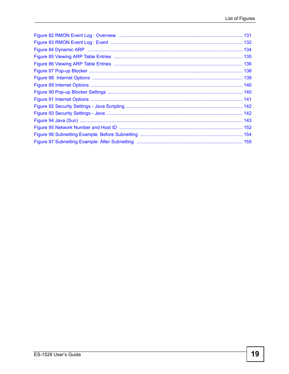 ZyXEL Communications ZyXEL Dimension ES-1528 User Manual | Page 19 / 170