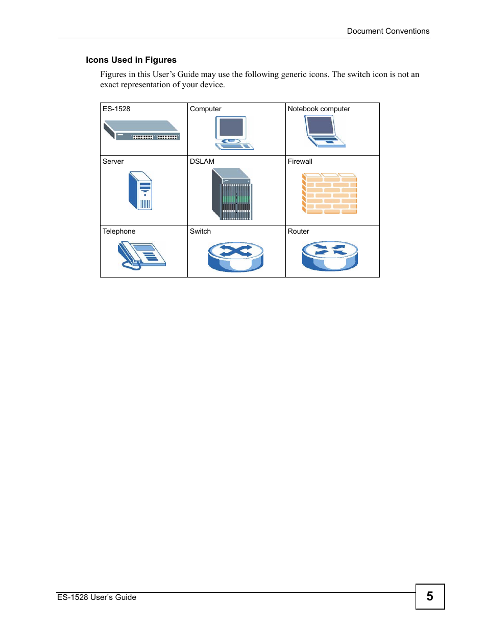 ZyXEL Communications ZyXEL Dimension ES-1528 User Manual | Page 5 / 170