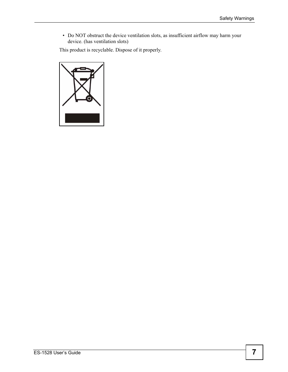 ZyXEL Communications ZyXEL Dimension ES-1528 User Manual | Page 7 / 170