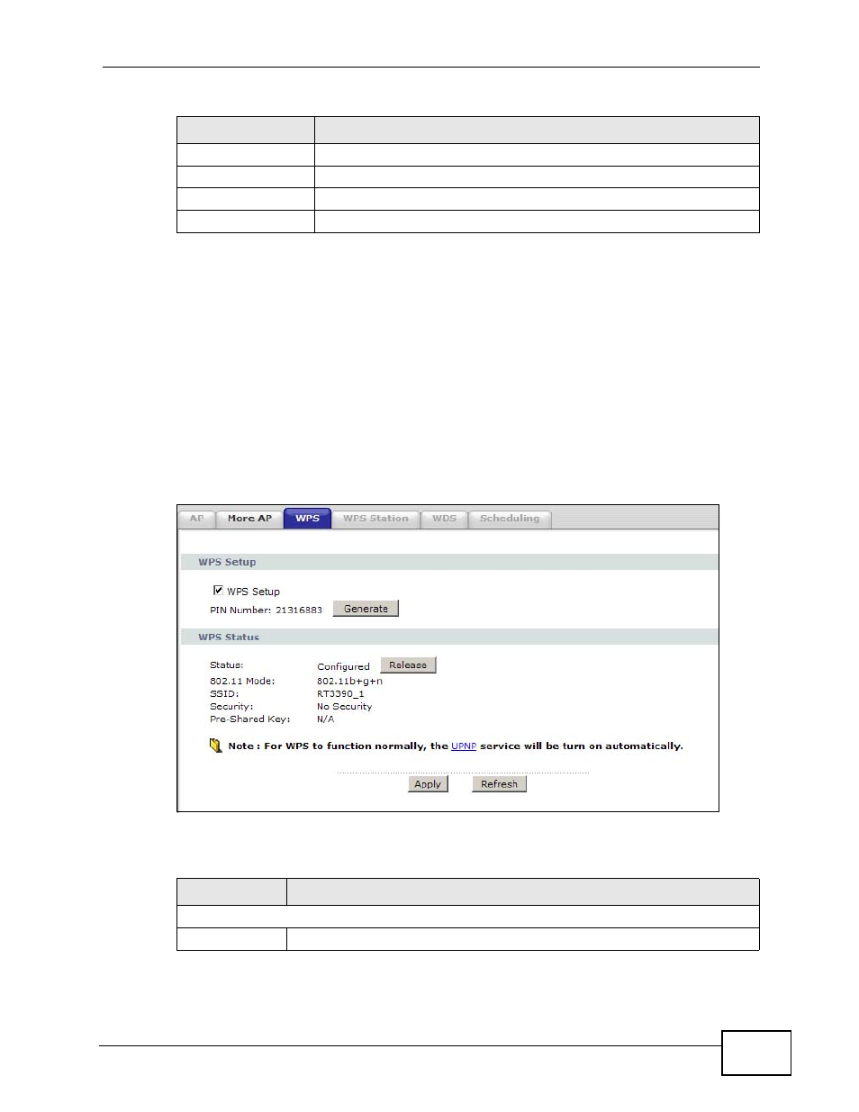4 the wps screen | ZyXEL Communications P-660HN-TxA User Manual | Page 115 / 324