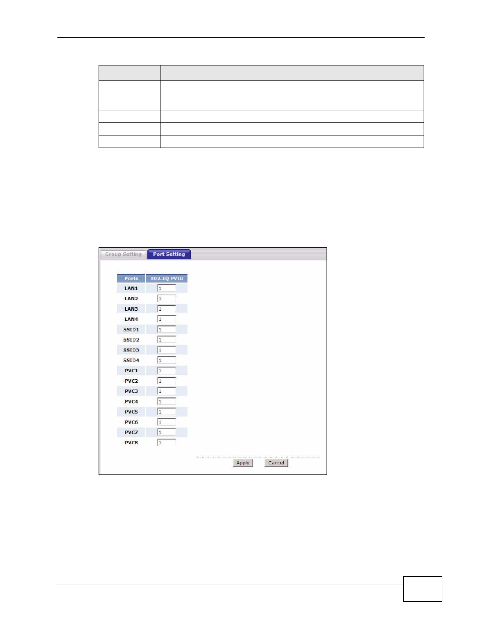 3 the 802.1q/1p port setting screen | ZyXEL Communications P-660HN-TxA User Manual | Page 169 / 324