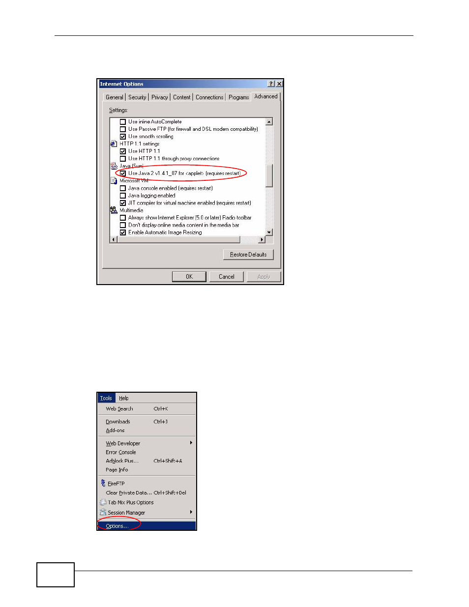 Mozilla firefox | ZyXEL Communications P-660HN-TxA User Manual | Page 288 / 324