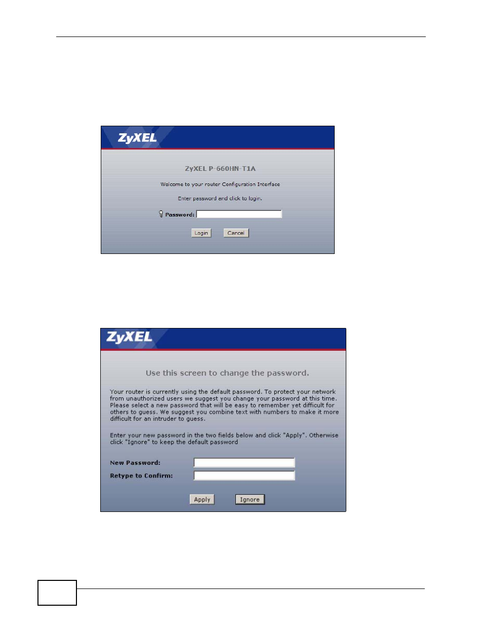 ZyXEL Communications P-660HN-TxA User Manual | Page 30 / 324