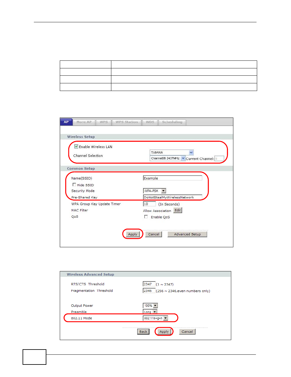 1 configuring the wireless network settings | ZyXEL Communications P-660HN-TxA User Manual | Page 40 / 324