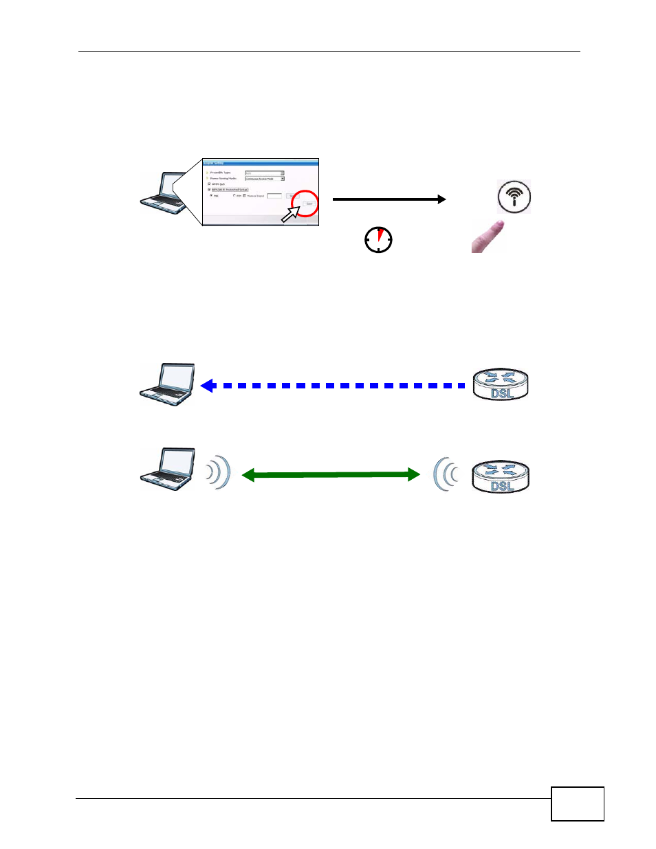 Wireless client zyxel device | ZyXEL Communications P-660HN-TxA User Manual | Page 43 / 324