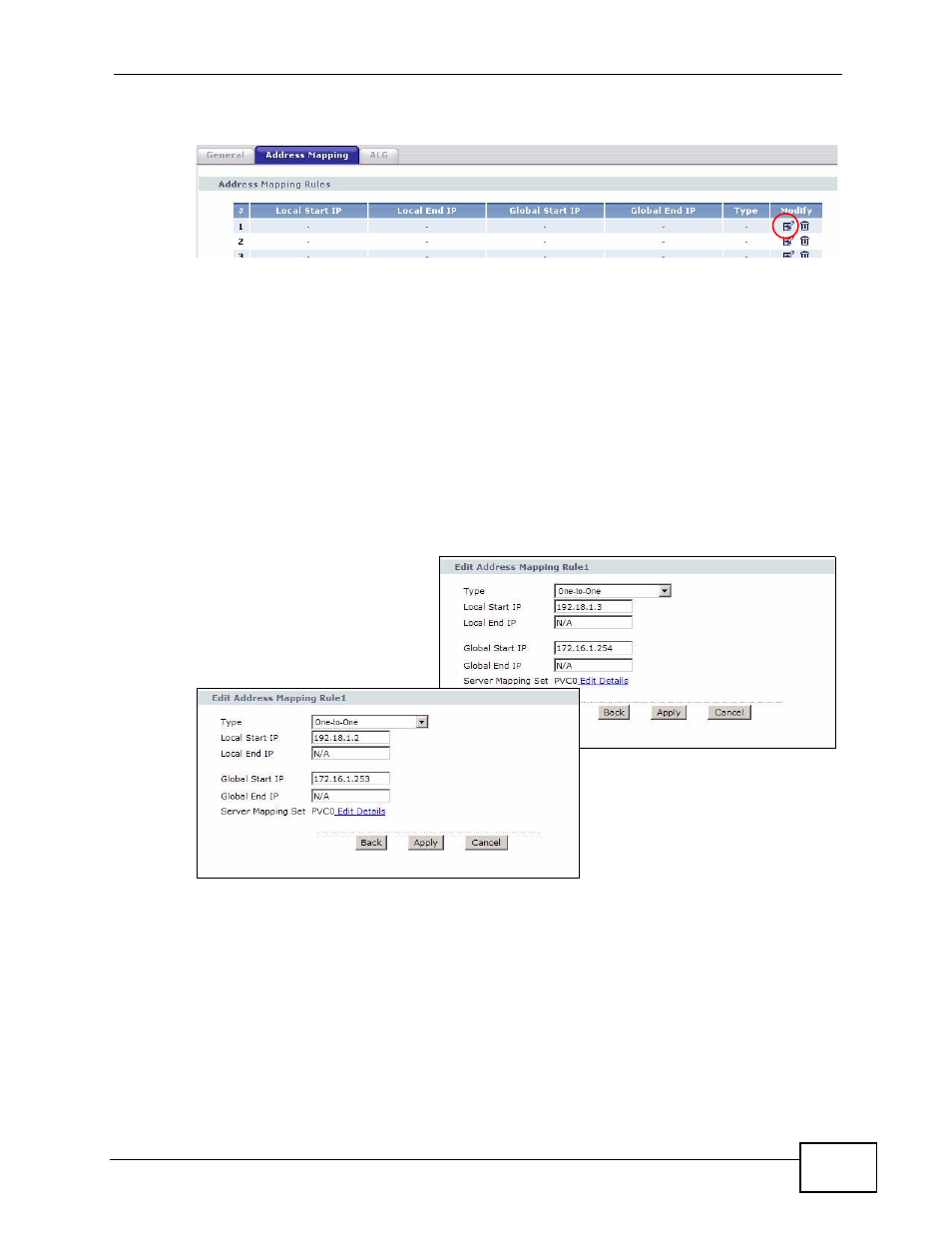 6 multiple wan connections example, Multiple wan connections example | ZyXEL Communications P-660HN-TxA User Manual | Page 55 / 324