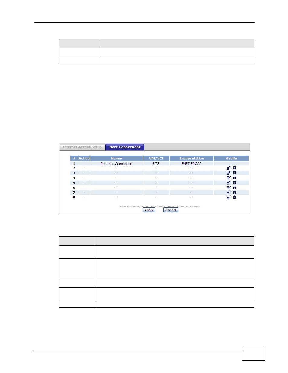 3 the more connections screen | ZyXEL Communications P-660HN-TxA User Manual | Page 79 / 324