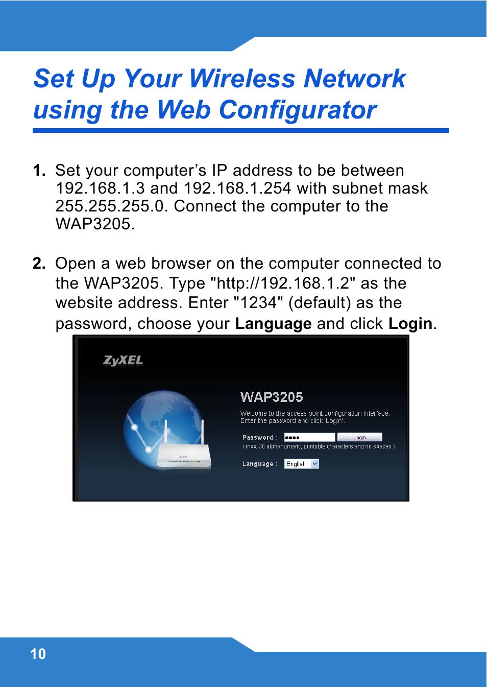 ZyXEL Communications WAP3205 User Manual | Page 10 / 78