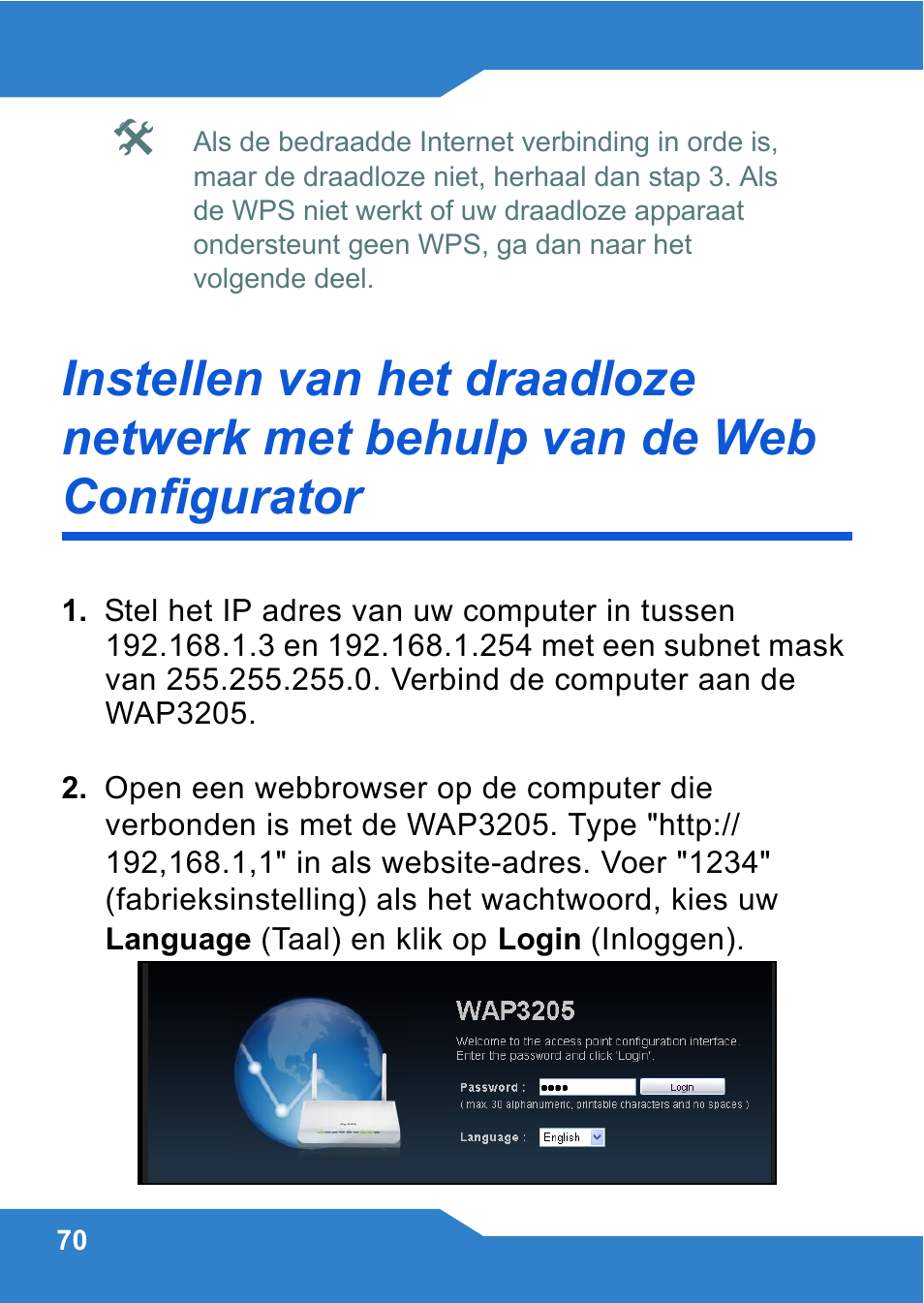 ZyXEL Communications WAP3205 User Manual | Page 70 / 78