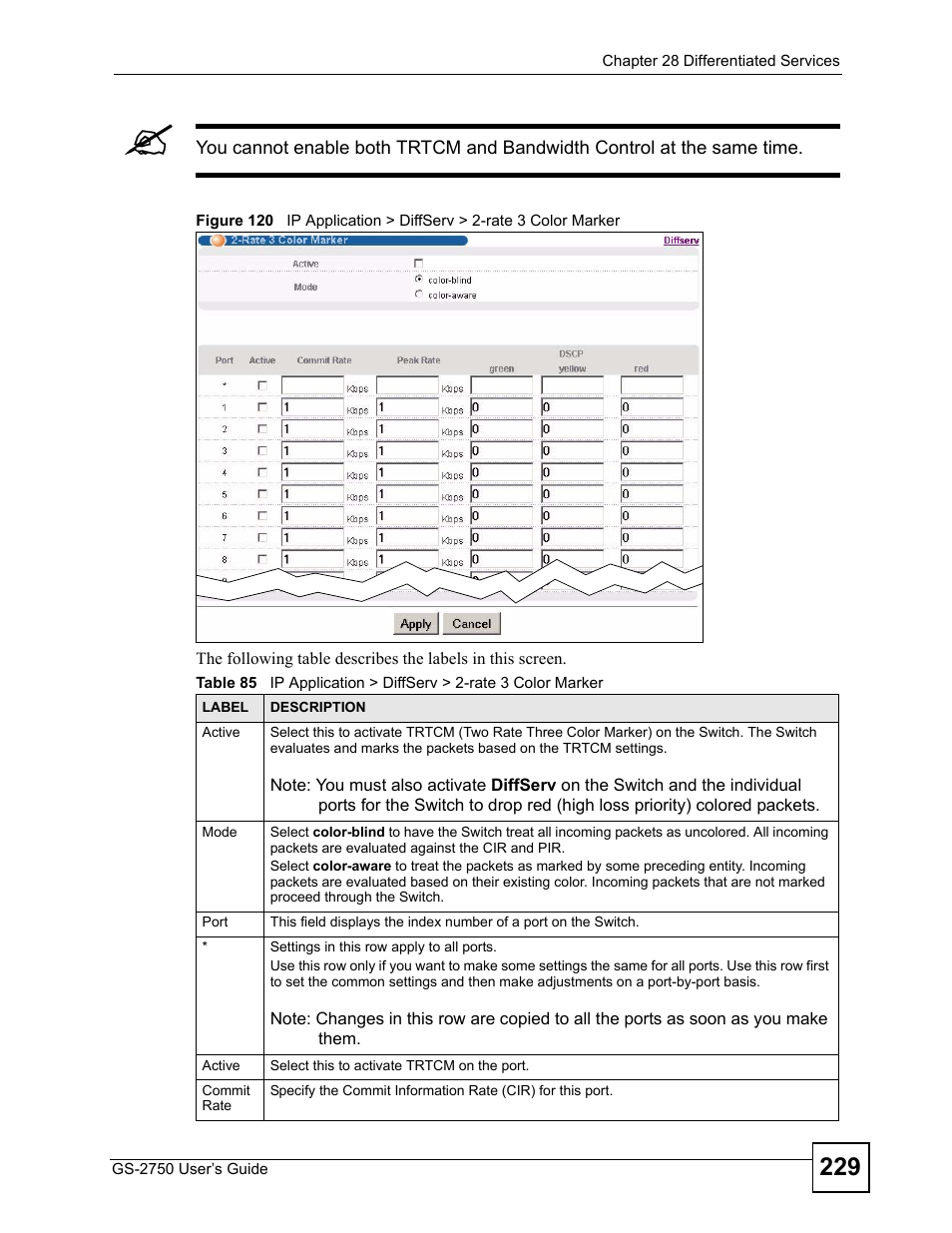 ZyXEL Communications GS-2750 User Manual | Page 229 / 336