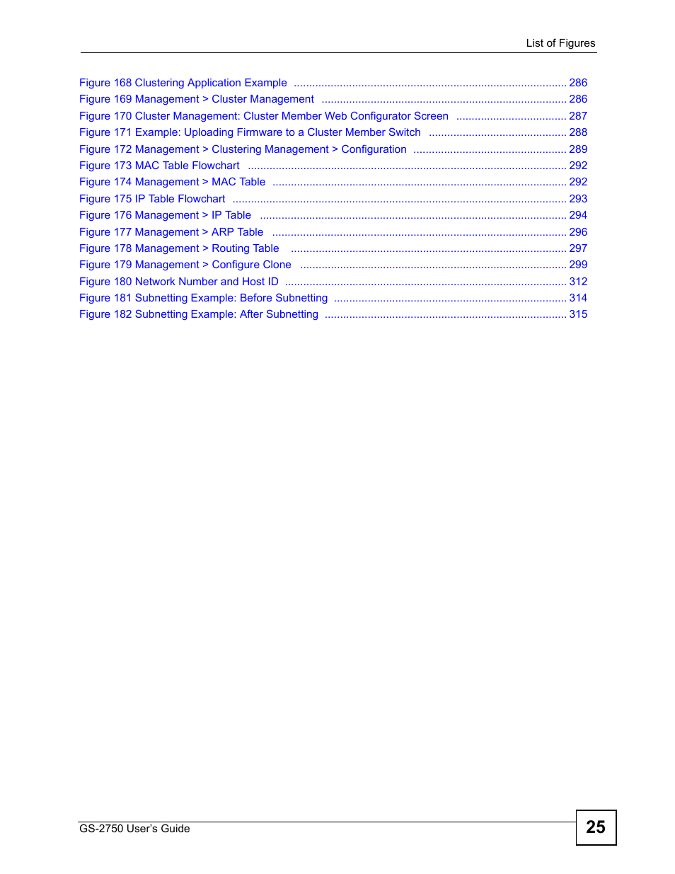 ZyXEL Communications GS-2750 User Manual | Page 25 / 336