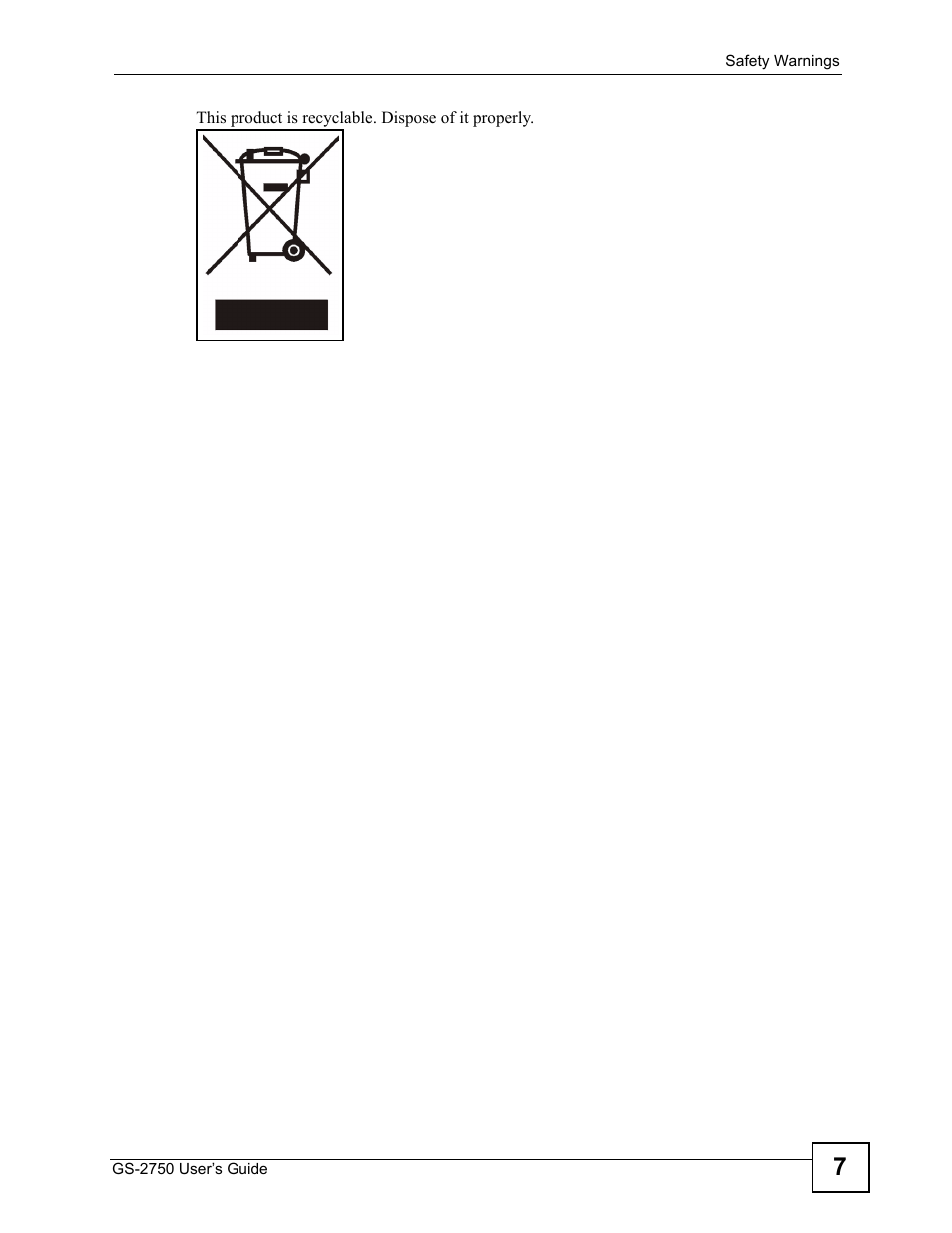ZyXEL Communications GS-2750 User Manual | Page 7 / 336