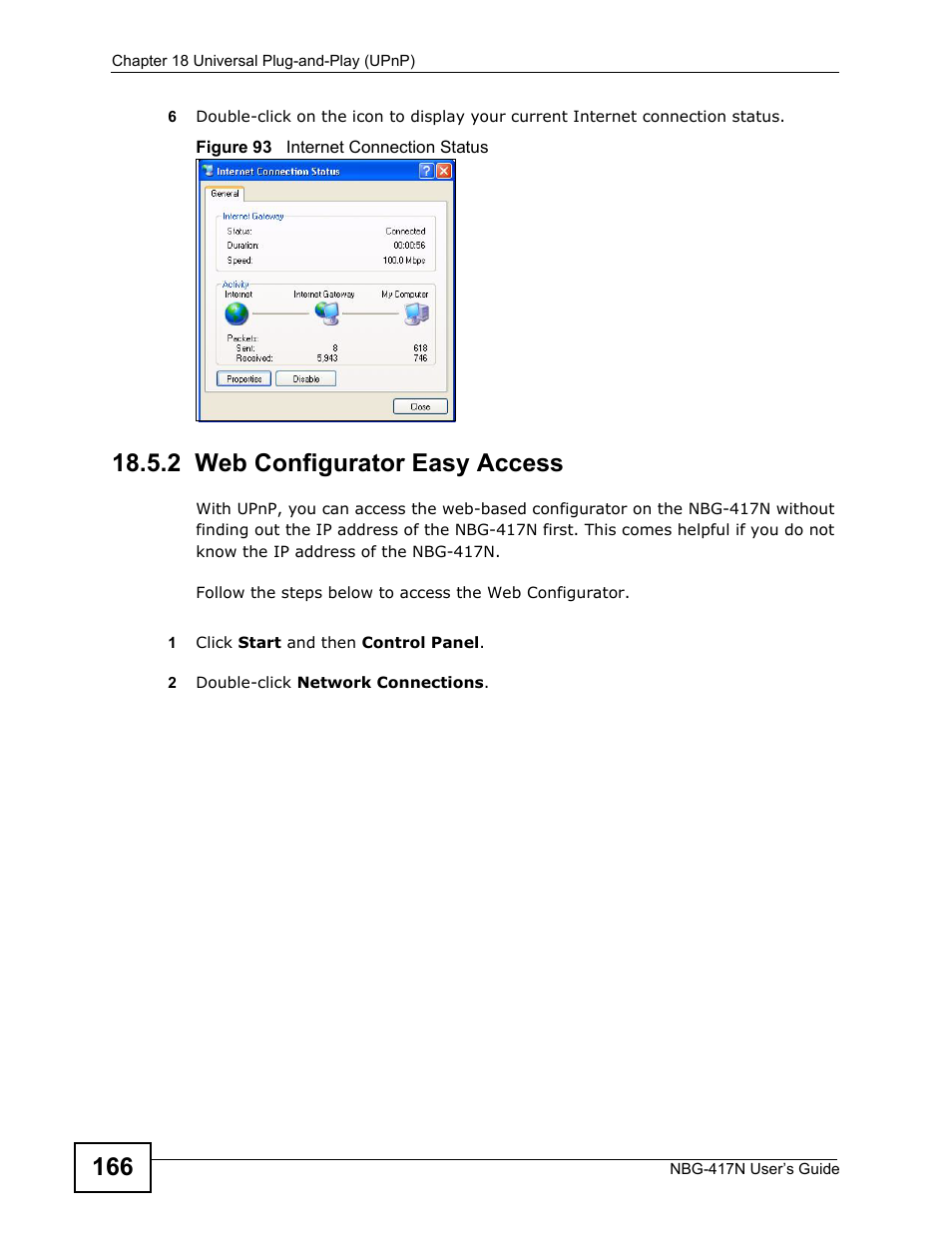 2 web configurator easy access | ZyXEL Communications NBG-417N User Manual | Page 166 / 270