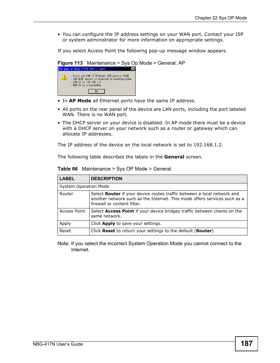 ZyXEL Communications NBG-417N User Manual | Page 187 / 270