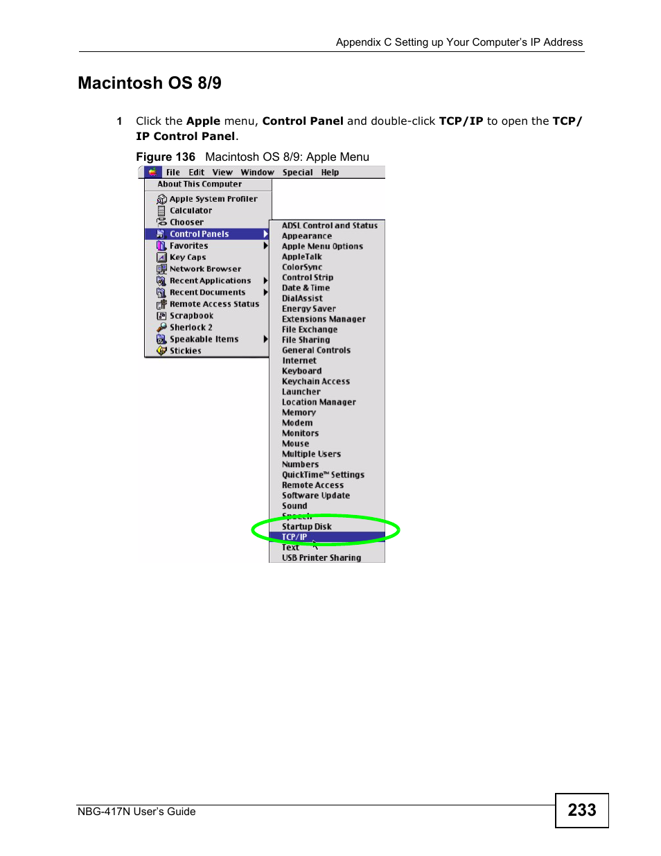 ZyXEL Communications NBG-417N User Manual | Page 233 / 270