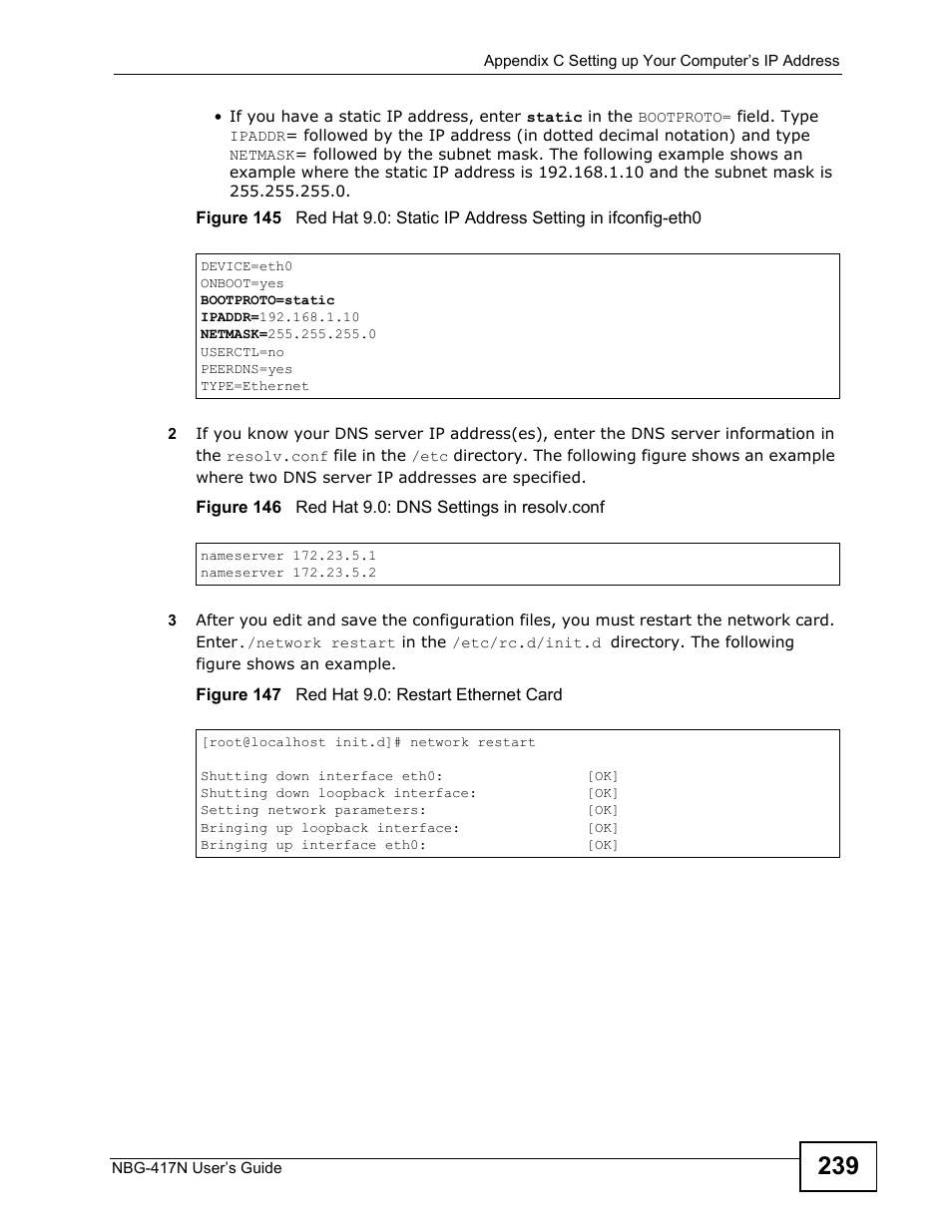 ZyXEL Communications NBG-417N User Manual | Page 239 / 270