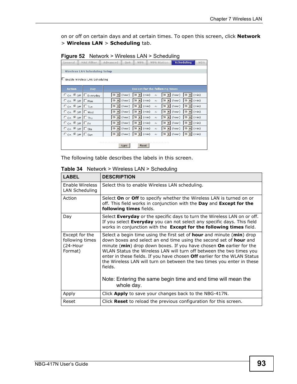 ZyXEL Communications NBG-417N User Manual | Page 93 / 270