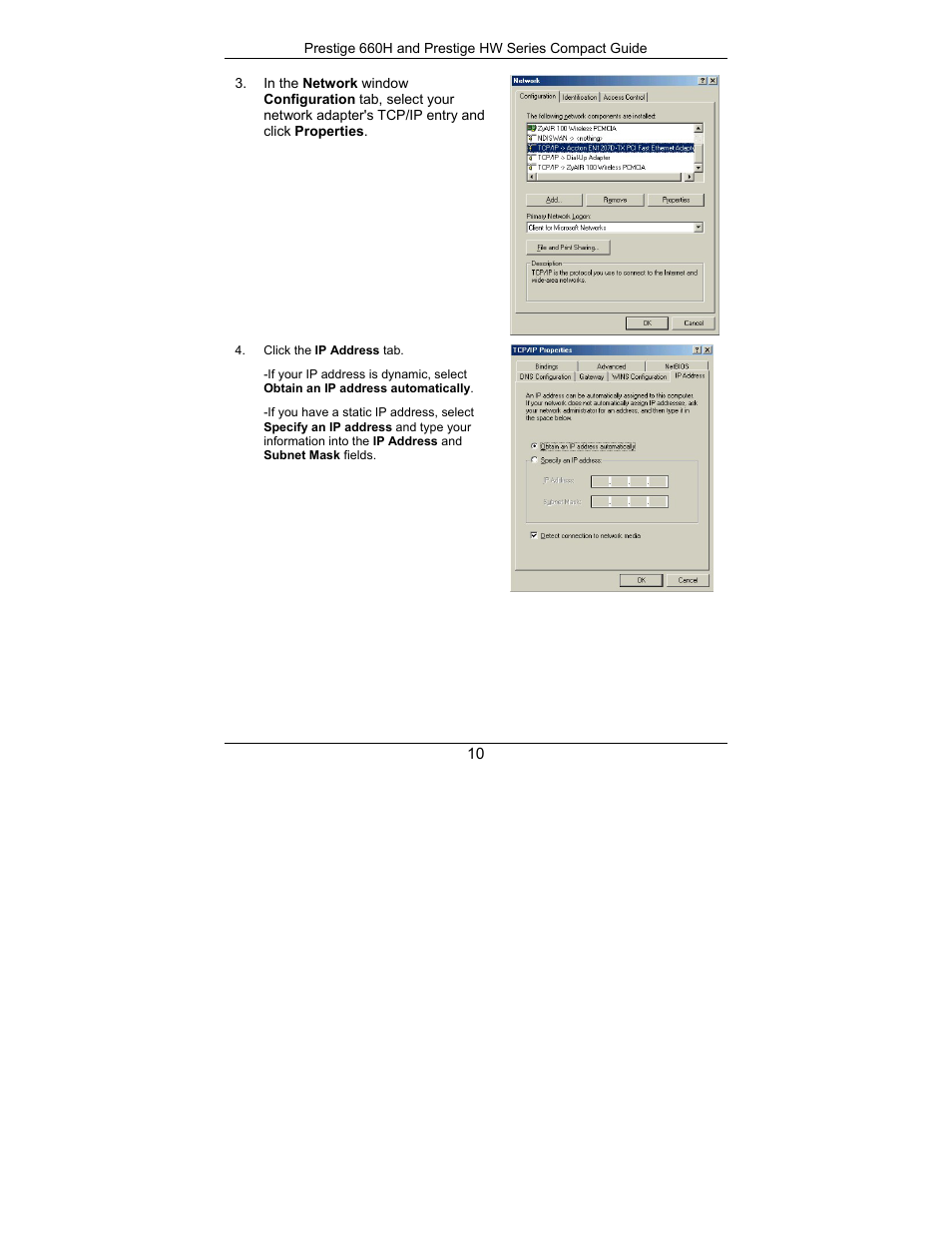 ZyXEL Communications Prestige 660H Series User Manual | Page 10 / 40