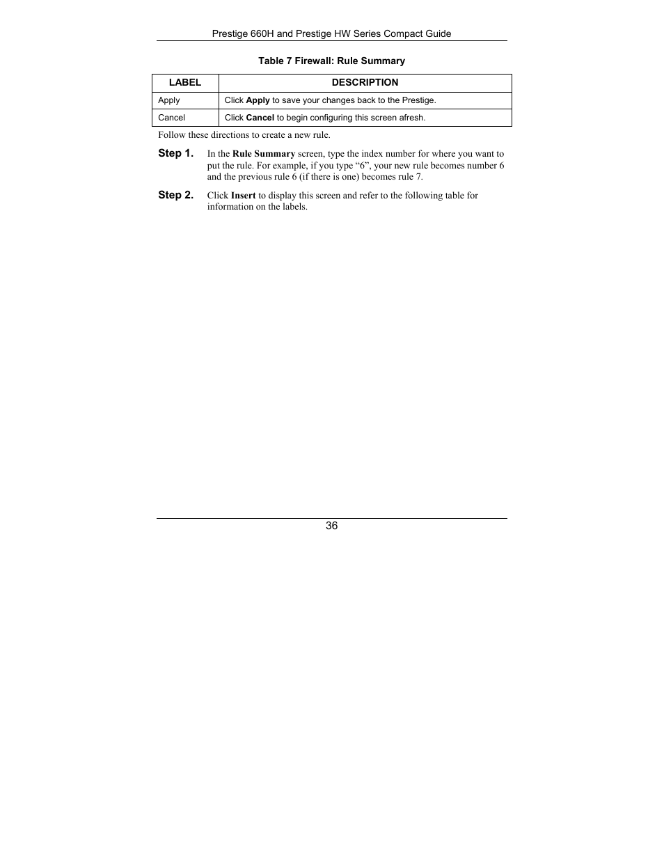 ZyXEL Communications Prestige 660H Series User Manual | Page 36 / 40