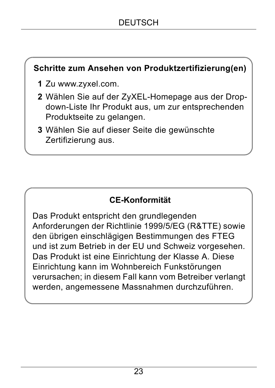 ZyXEL Communications Powerline Ethernet Multiplug Center PLA491 User Manual | Page 23 / 71