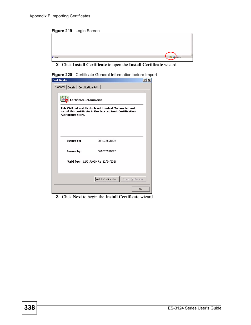 ZyXEL Communications ES-3124 User Manual | Page 338 / 354
