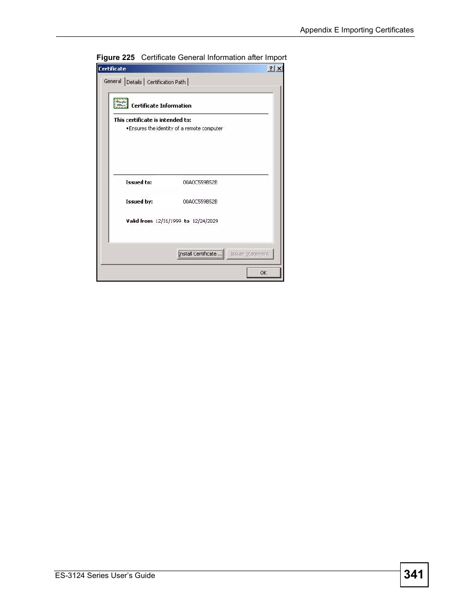 ZyXEL Communications ES-3124 User Manual | Page 341 / 354