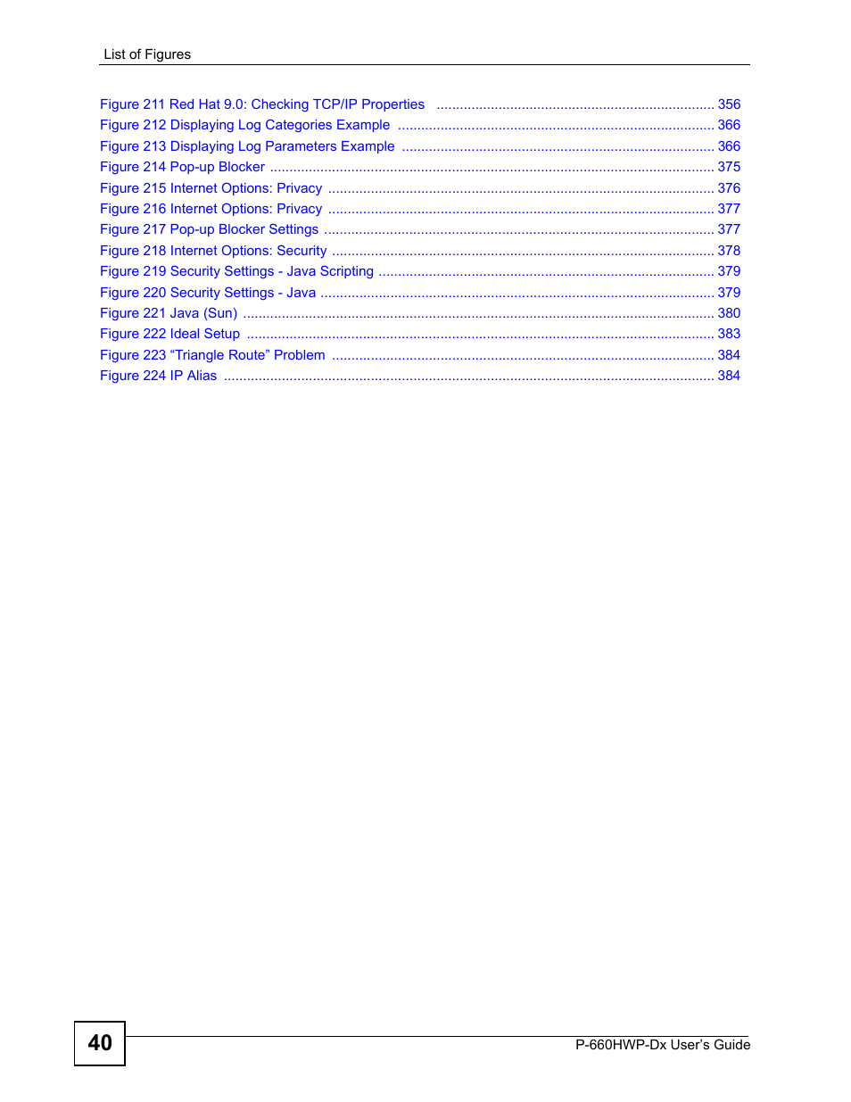 ZyXEL Communications 802.11g HomePlug AV ADSL2+ Gateway P-660HWP-Dx User Manual | Page 26 / 402