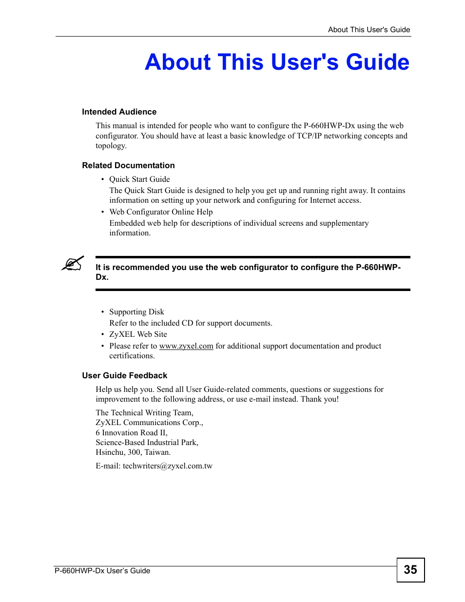 About this user's guide | ZyXEL Communications 802.11g HomePlug AV ADSL2+ Gateway P-660HWP-Dx User Manual | Page 3 / 402