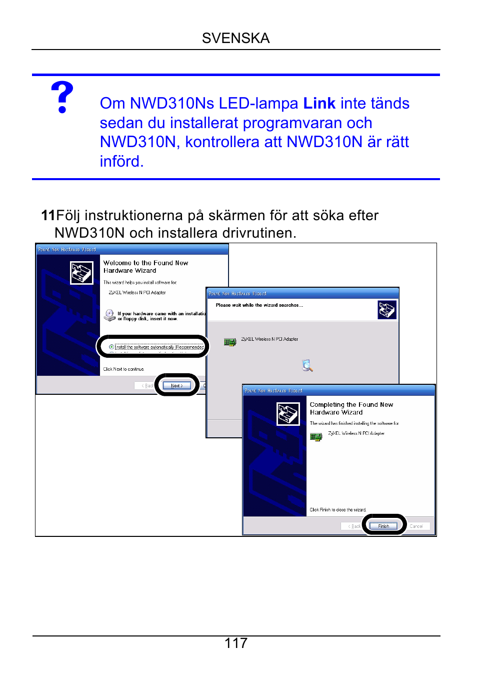 ZyXEL Communications NWD310N User Manual | Page 117 / 127